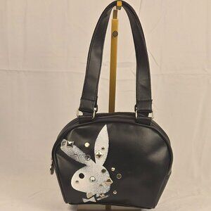 Vintage Y2K Playboy Black Studded Satchel/Handbag